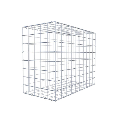 Gabion 100 cm x 80 cm x 50 cm (L x H x D), maskstorlek 10 cm x 10 cm, C-ring