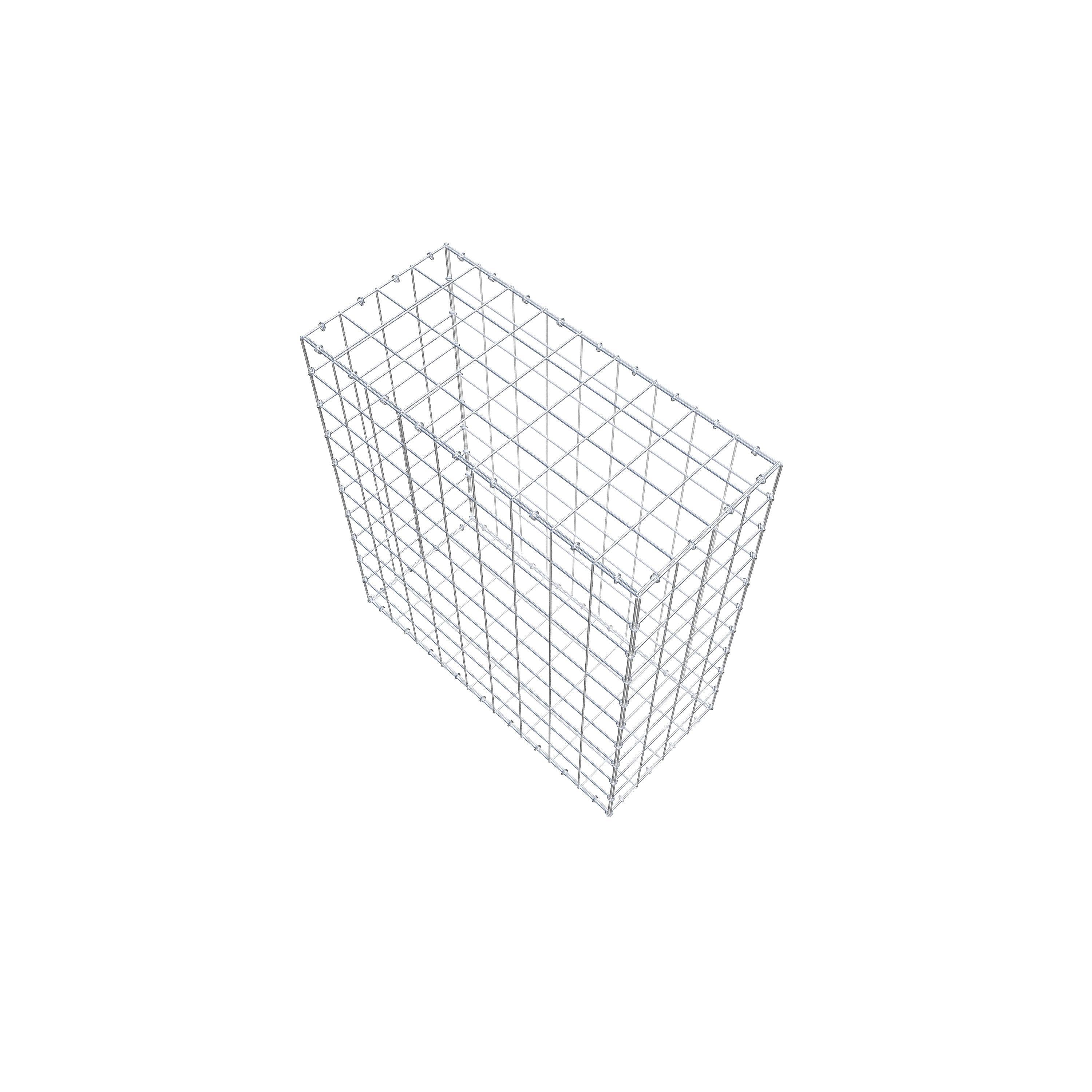 Gabion 100 cm x 90 cm x 40 cm (L x H x D), mesh size 10 cm x 10 cm, C-ring