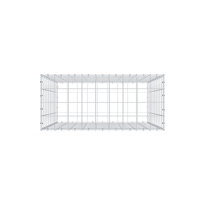 Schanskorf 100 cm x 90 cm x 40 cm (L x H x D), maaswijdte 10 cm x 10 cm, C-ring