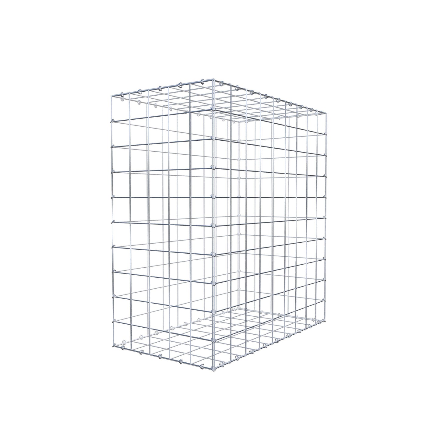 Gabion 100 cm x 90 cm x 50 cm (L x H x D), maskstorlek 10 cm x 10 cm, C-ring