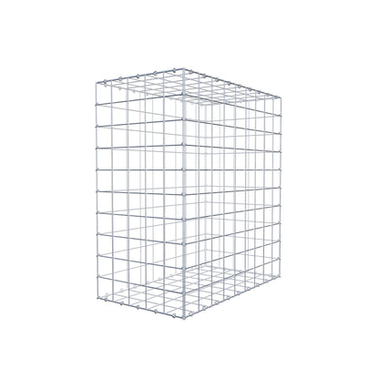 Gabion 100 cm x 90 cm x 50 cm (L x H x D), maskstorlek 10 cm x 10 cm, C-ring