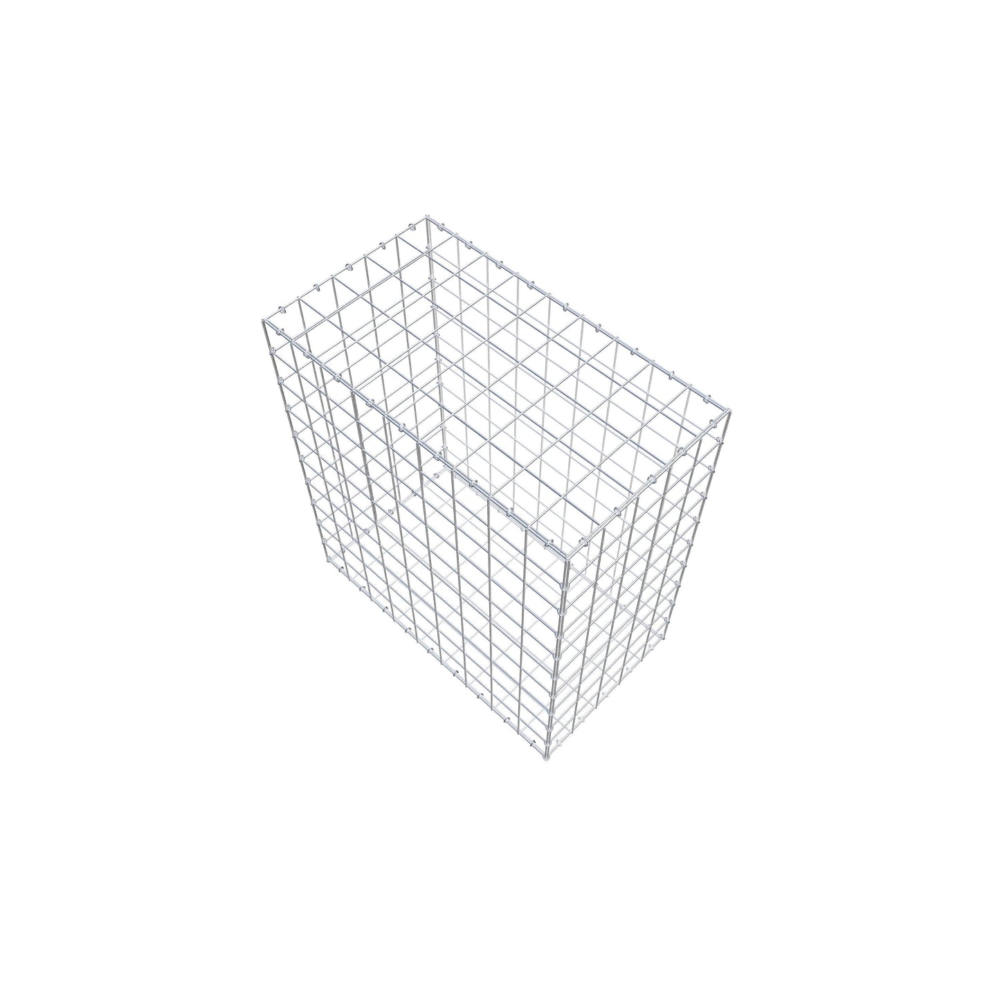 Gabion 100 cm x 90 cm x 50 cm (L x H x D), maskstorlek 10 cm x 10 cm, C-ring
