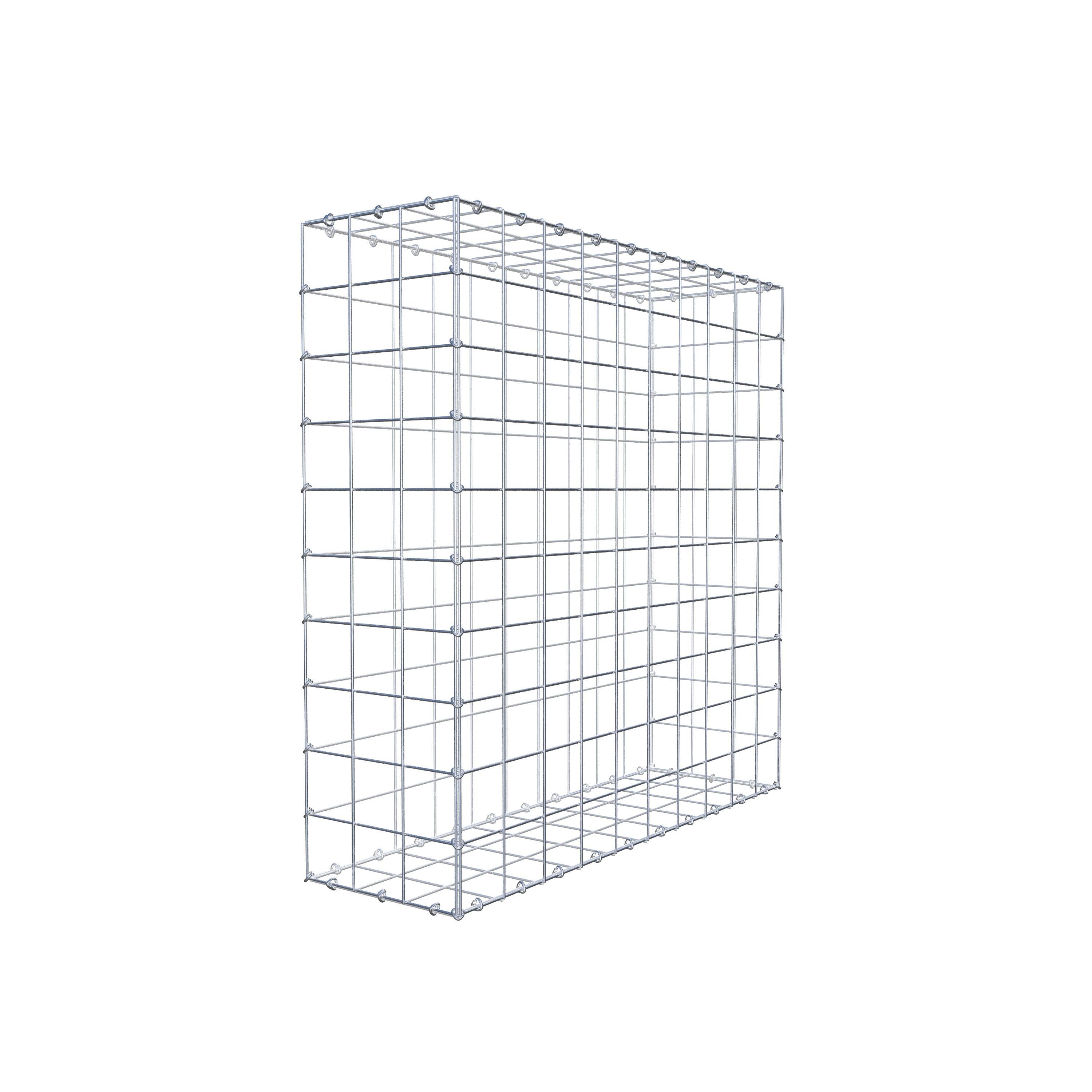 Schanskorf 100 cm x 100 cm x 30 cm (L x H x D), maaswijdte 10 cm x 10 cm, C-ring