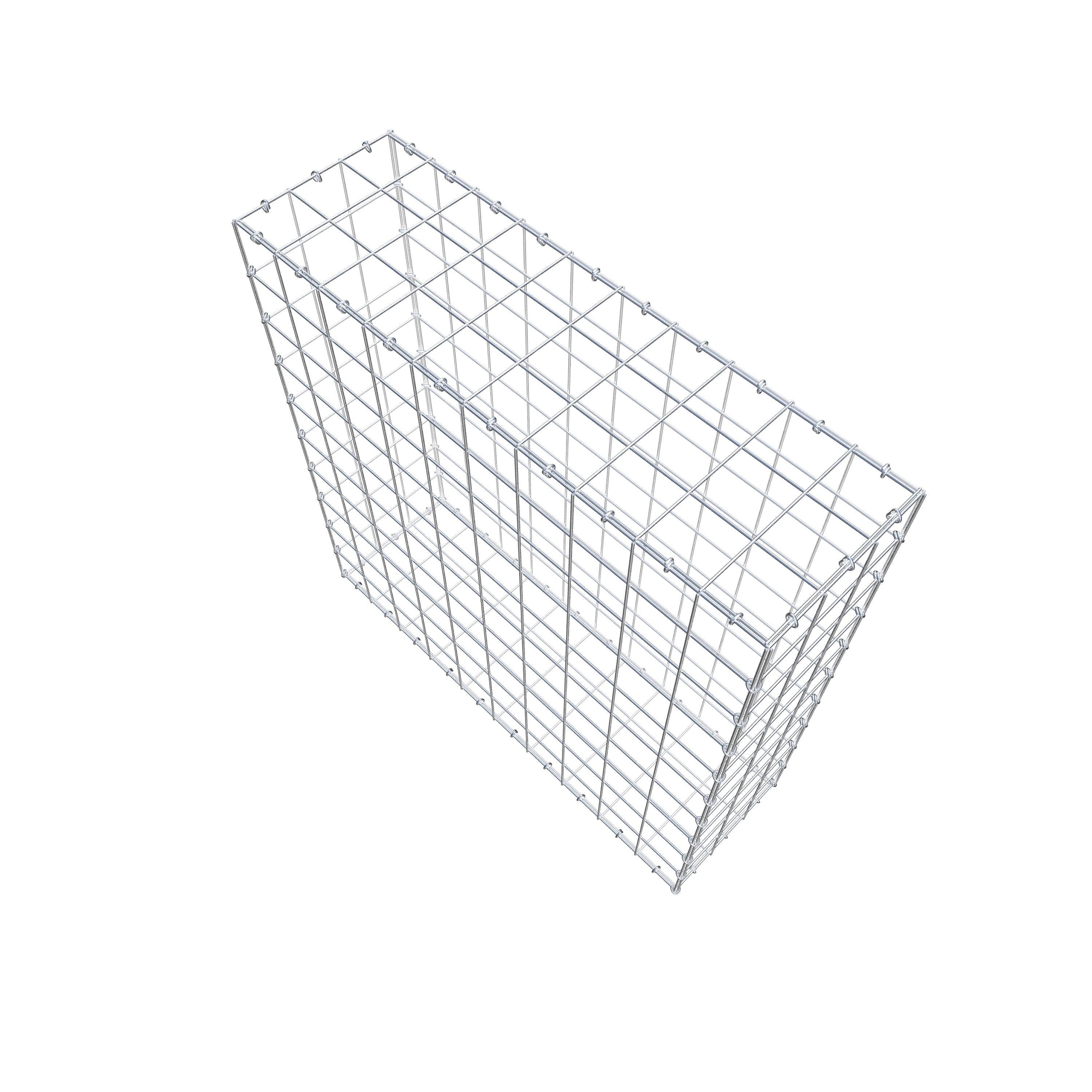 Schanskorf 100 cm x 100 cm x 30 cm (L x H x D), maaswijdte 10 cm x 10 cm, C-ring