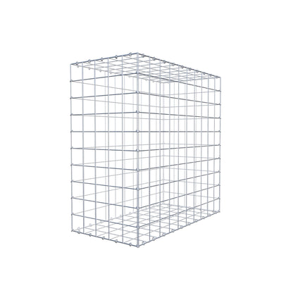 Gabion 100 cm x 100 cm x 50 cm (L x H x D), mesh size 10 cm x 10 cm, C-ring