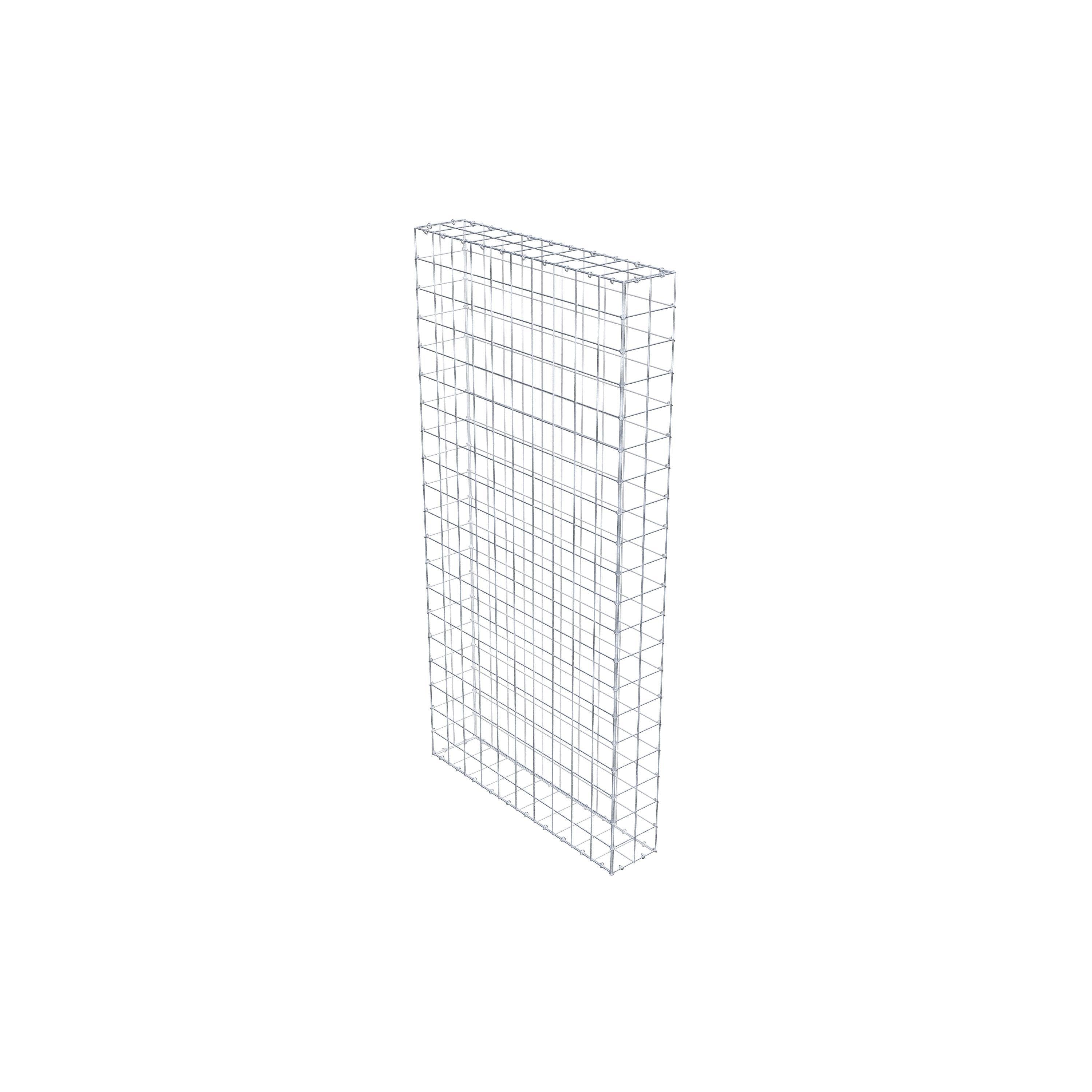 Gabion 200 cm x 100 cm x 20 cm (L x H x D), maskstorlek 10 cm x 10 cm, C-ring