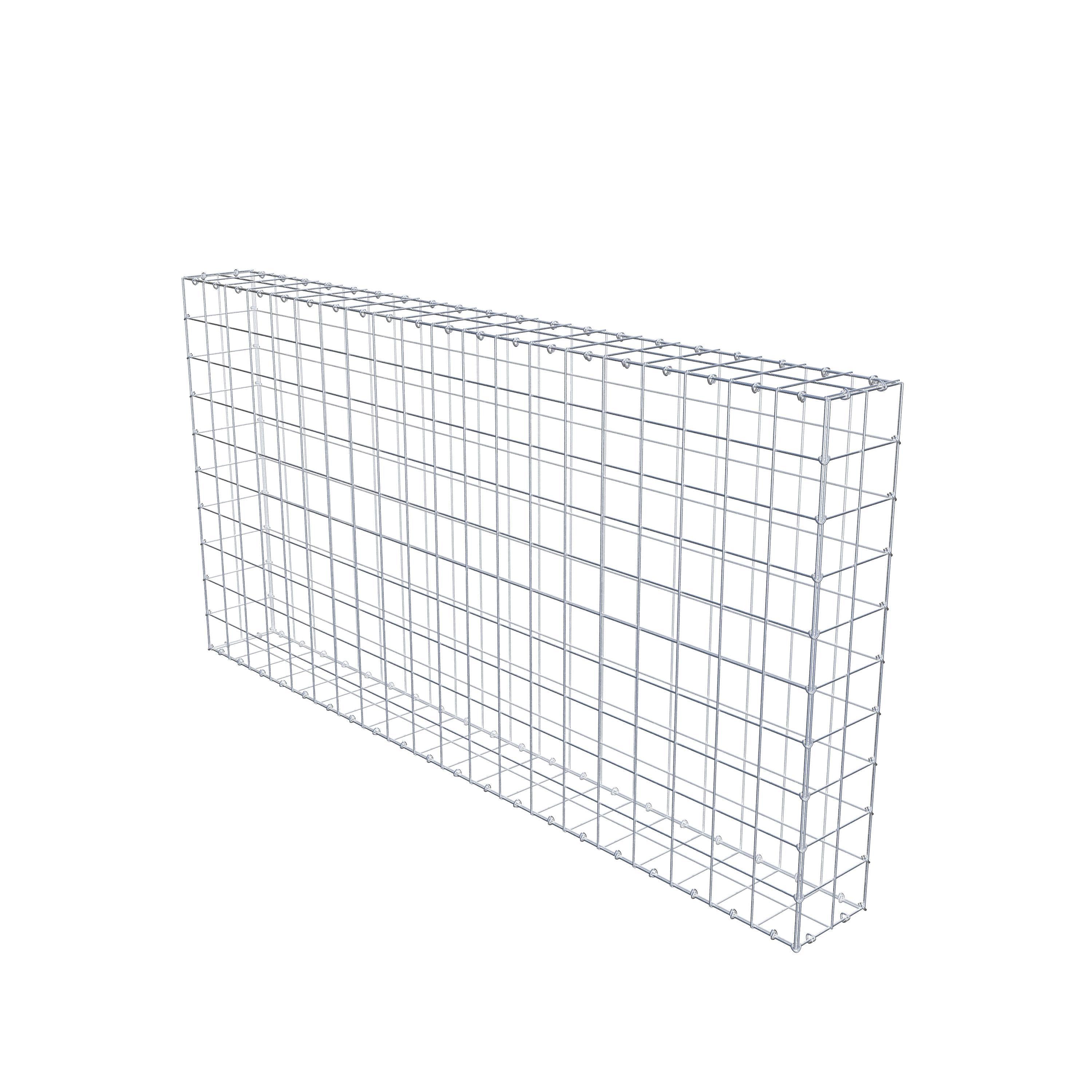 Gabion 200 cm x 100 cm x 20 cm (L x H x D), maskstorlek 10 cm x 10 cm, C-ring