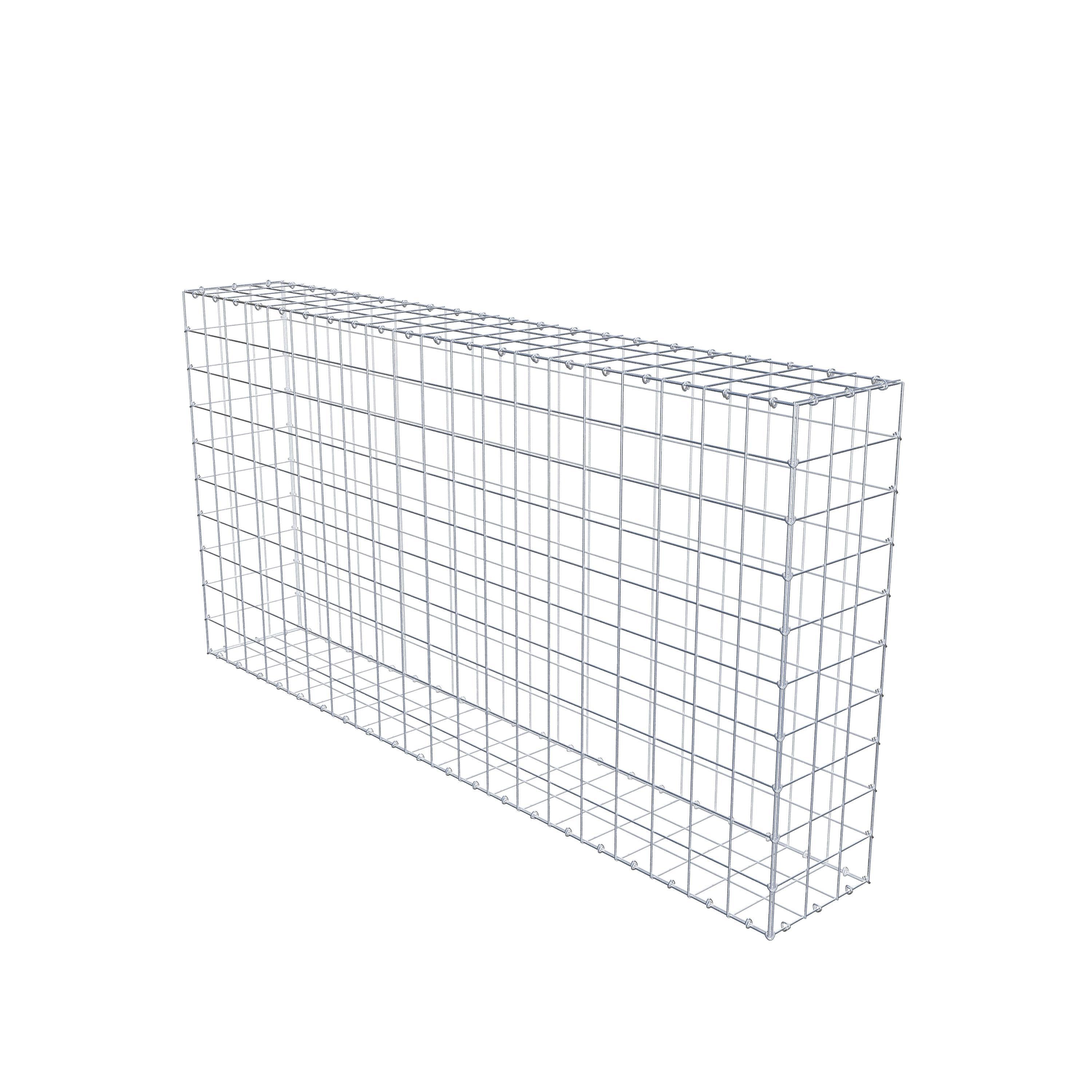 Gabion 200 cm x 100 cm x 30 cm (L x H x D), maskstorlek 10 cm x 10 cm, C-ring