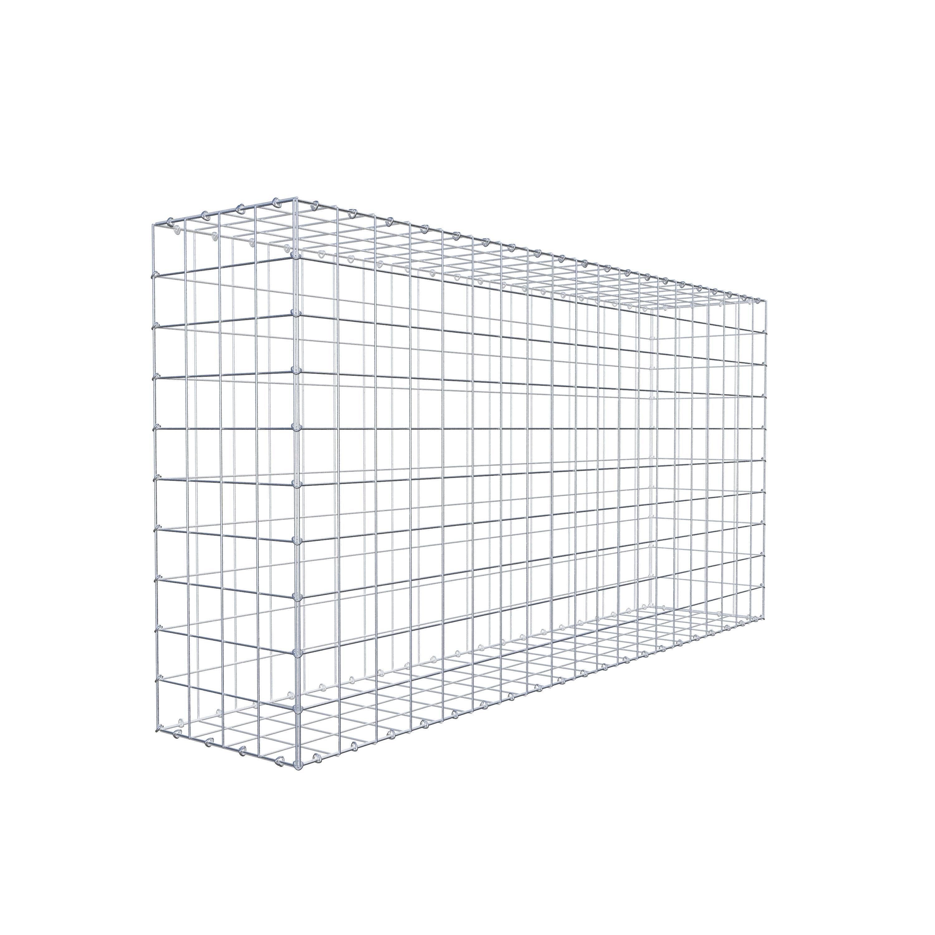 Schanskorf 200 cm x 100 cm x 40 cm (L x H x D), maaswijdte 10 cm x 10 cm, C-ring