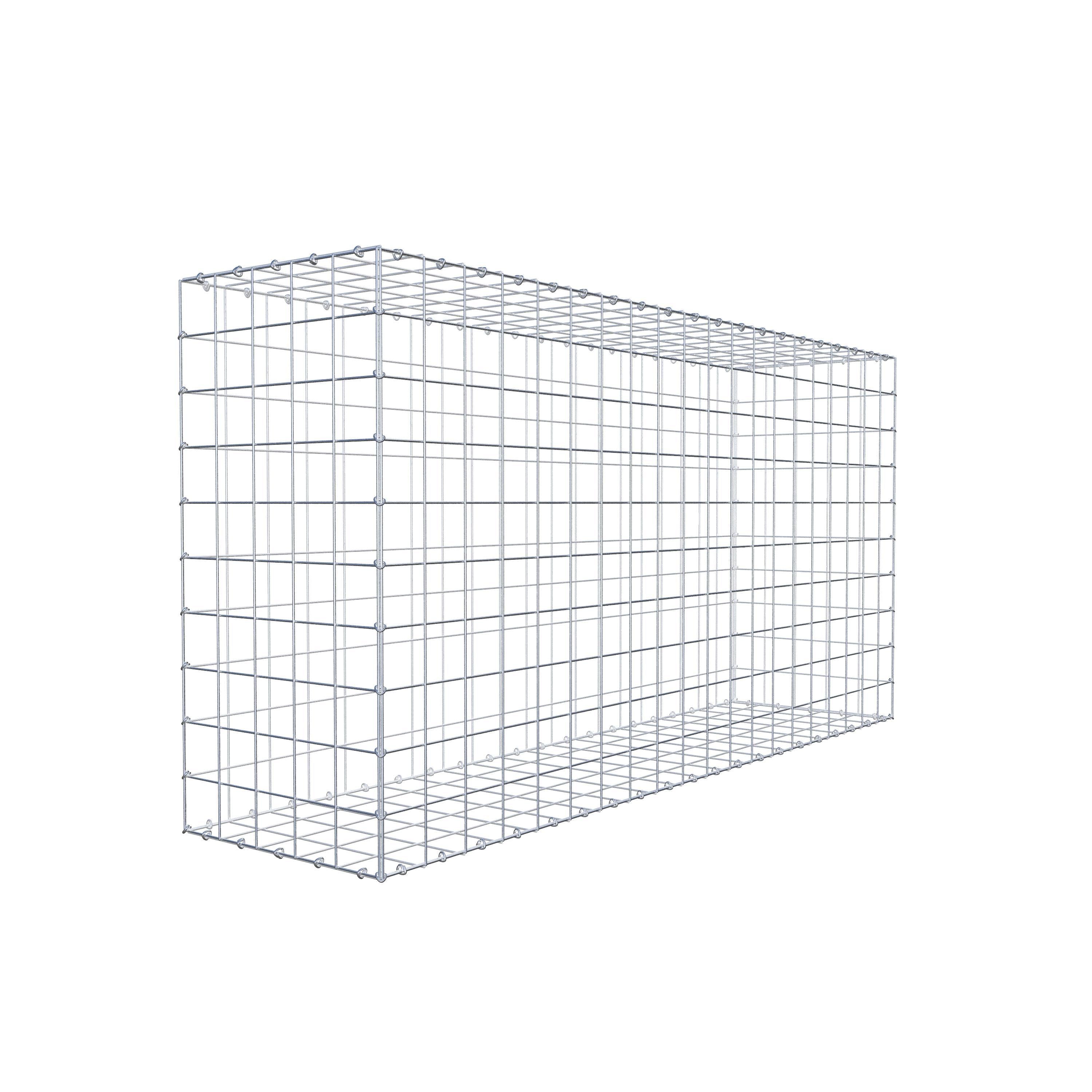 Schanskorf 200 cm x 100 cm x 50 cm (L x H x D), maaswijdte 10 cm x 10 cm, C-ring