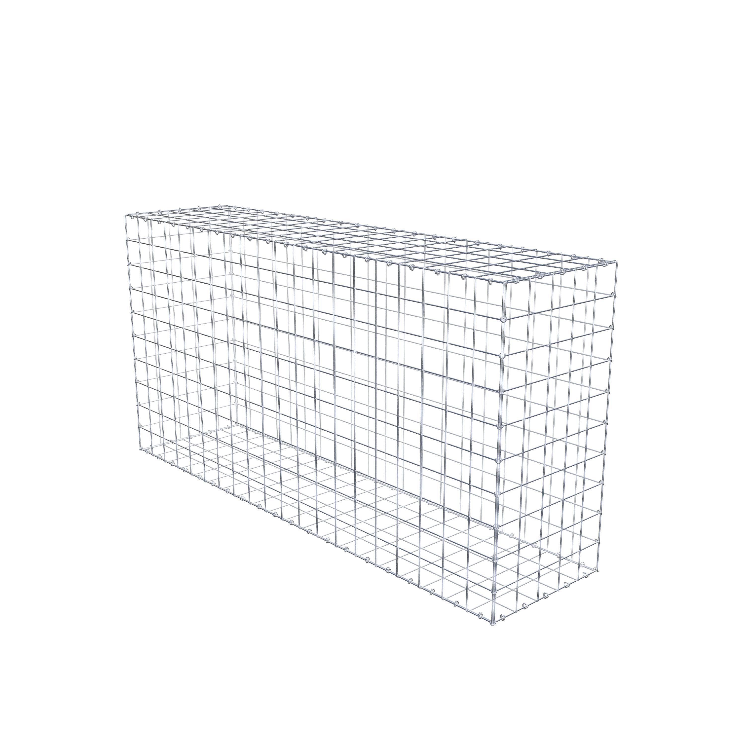 Schanskorf 200 cm x 100 cm x 50 cm (L x H x D), maaswijdte 10 cm x 10 cm, C-ring