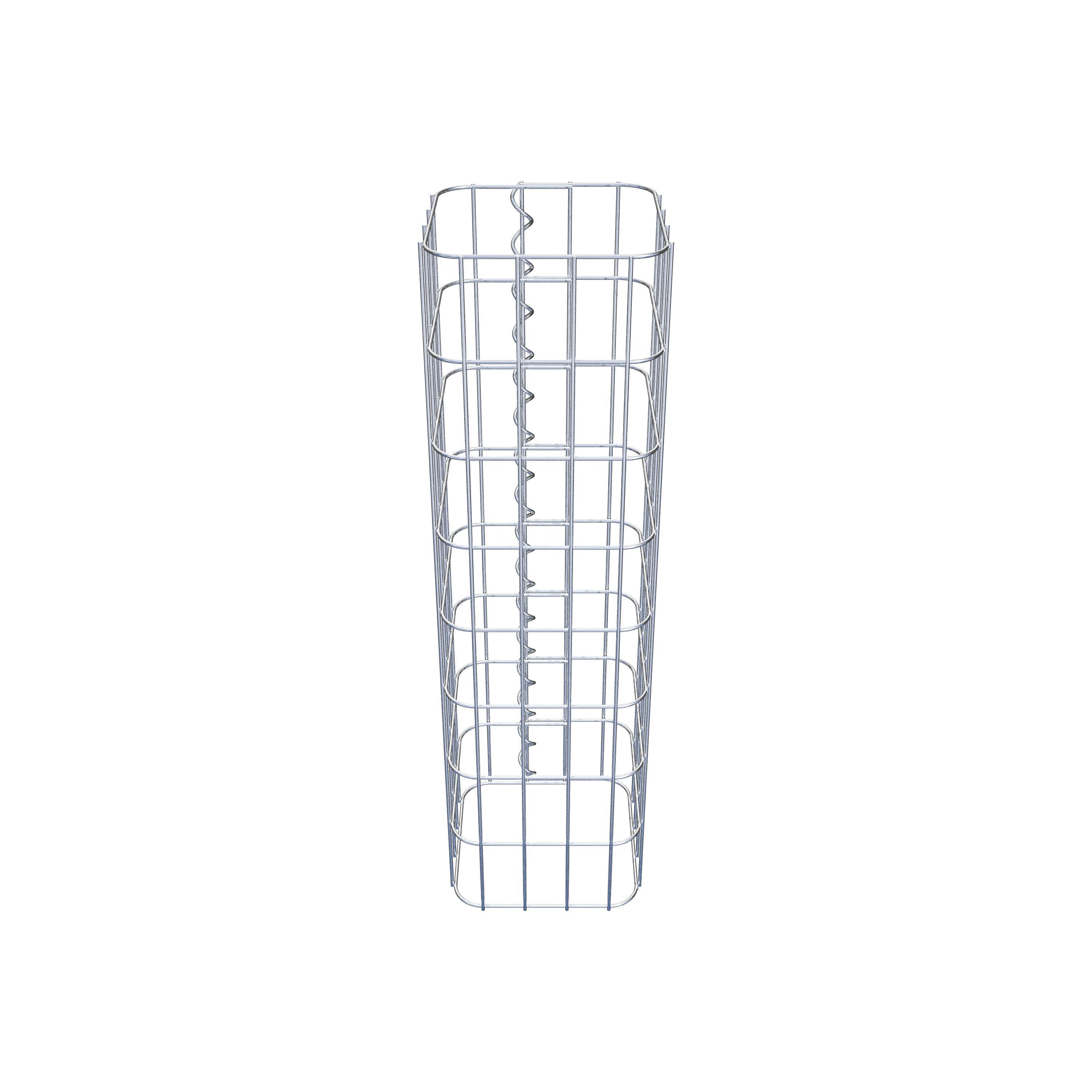 Gabion column 22 x 22 cm, MW 5 x 10 cm square