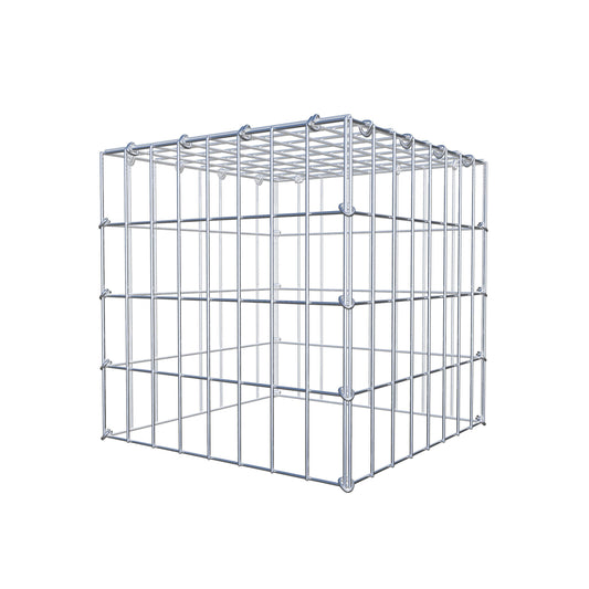 Monteret gabion type 3 40 cm x 40 cm x 40 cm (L x H x D), maskestørrelse 5 cm x 10 cm, C-ring