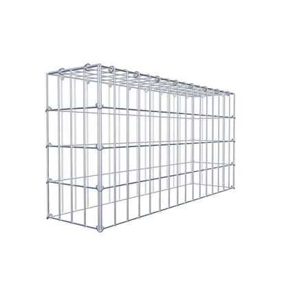 Mounted gabion type 3 80 cm x 40 cm x 20 cm (L x H x D), mesh size 5 cm x 10 cm, C-ring