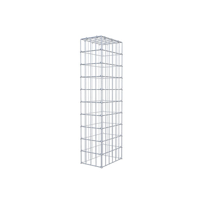 Typ 3 påbyggnadsgabion 100 cm x 30 cm x 20 cm (L x H x D), maskstorlek 5 cm x 10 cm, C-ring