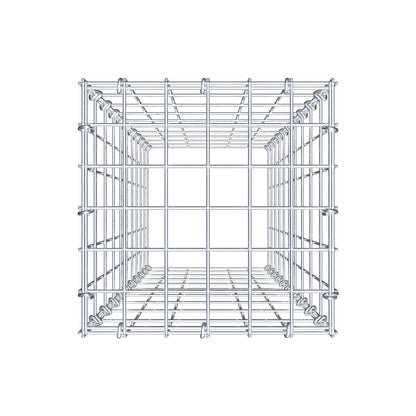 Anbaugabione Typ 3 100 cm x 30 cm x 30 cm (L x H x T), Maschenweite 5 cm x 10 cm, C-Ring