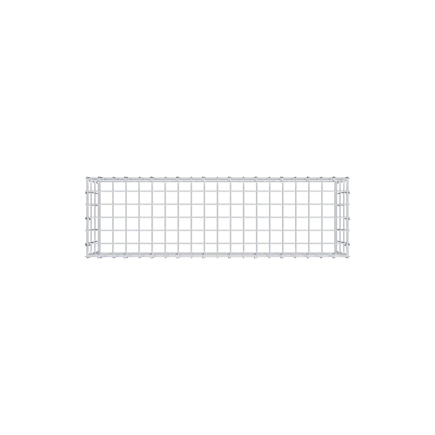 Anbaugabione Typ 3 100 cm x 30 cm x 30 cm (L x H x T), Maschenweite 5 cm x 10 cm, C-Ring