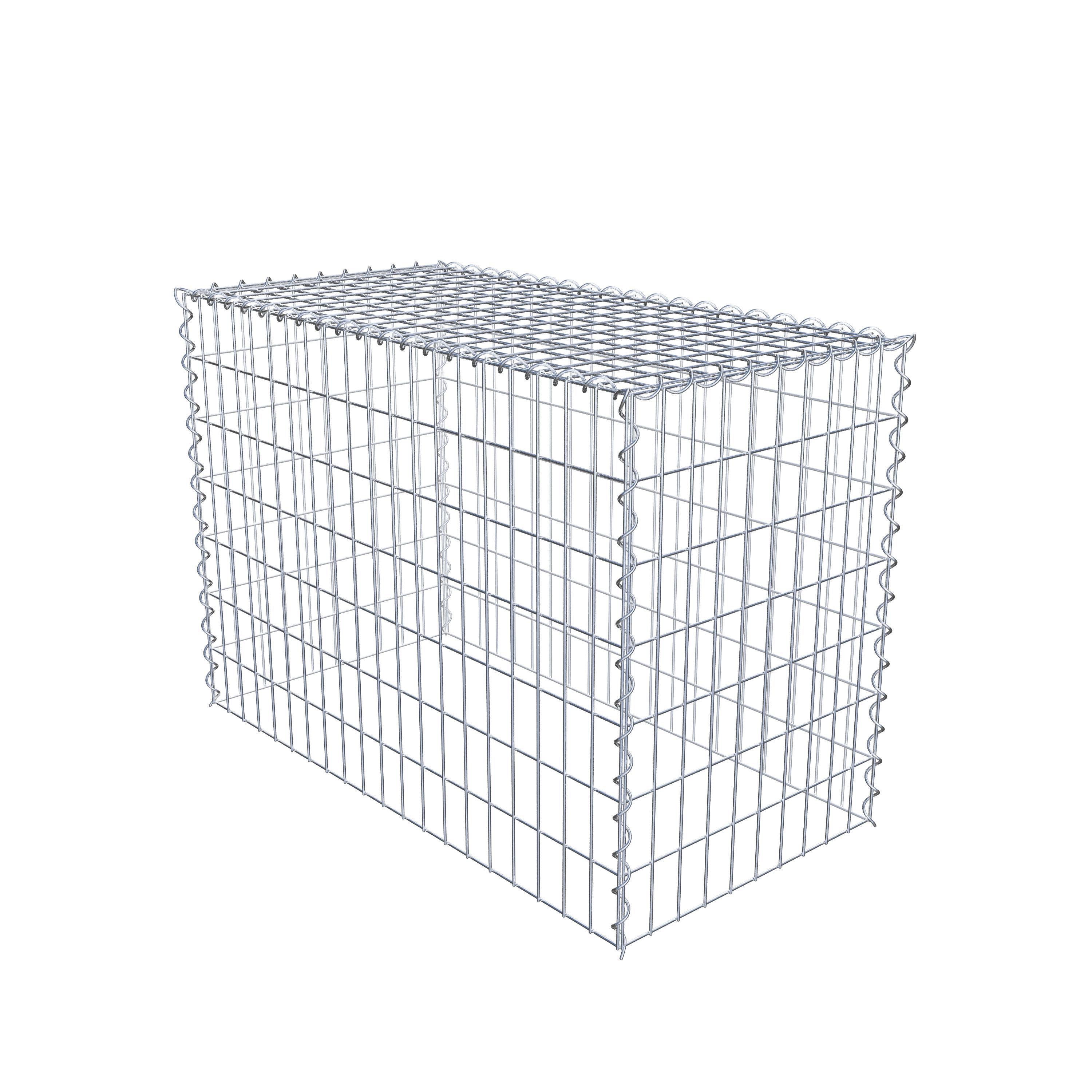 Extra gabion typ 3 100 cm x 70 cm x 50 cm (L x H x D), maskstorlek 5 cm x 10 cm, spiral