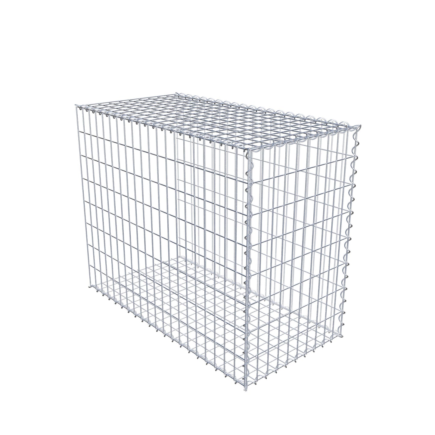 Extra gabion typ 2 100 cm x 80 cm x 50 cm (L x H x D), maskstorlek 5 cm x 10 cm, spiral