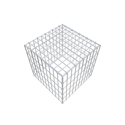 Gabbione aggiuntivo tipo 3 50 cm x 50 cm x 50 cm (L x H x P), maglia 5 cm x 10 cm, anello a C