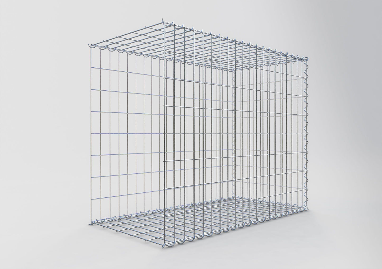 Gabiona - Anbaugabione 100 x 80 x 50cm; MW 5 x 10cm; Typ 2