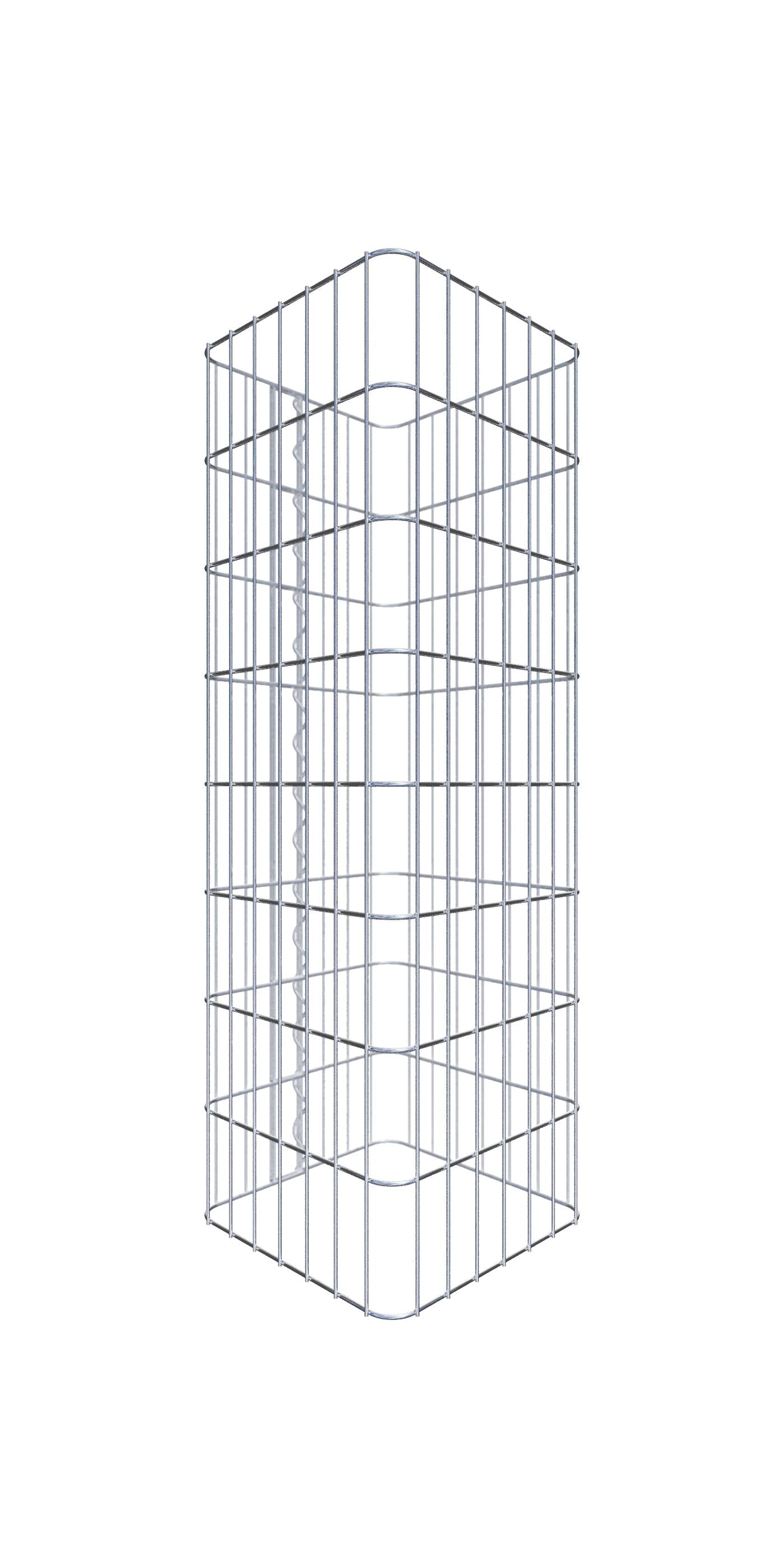 Gabione Saeule eckig 05x10 37x37 080