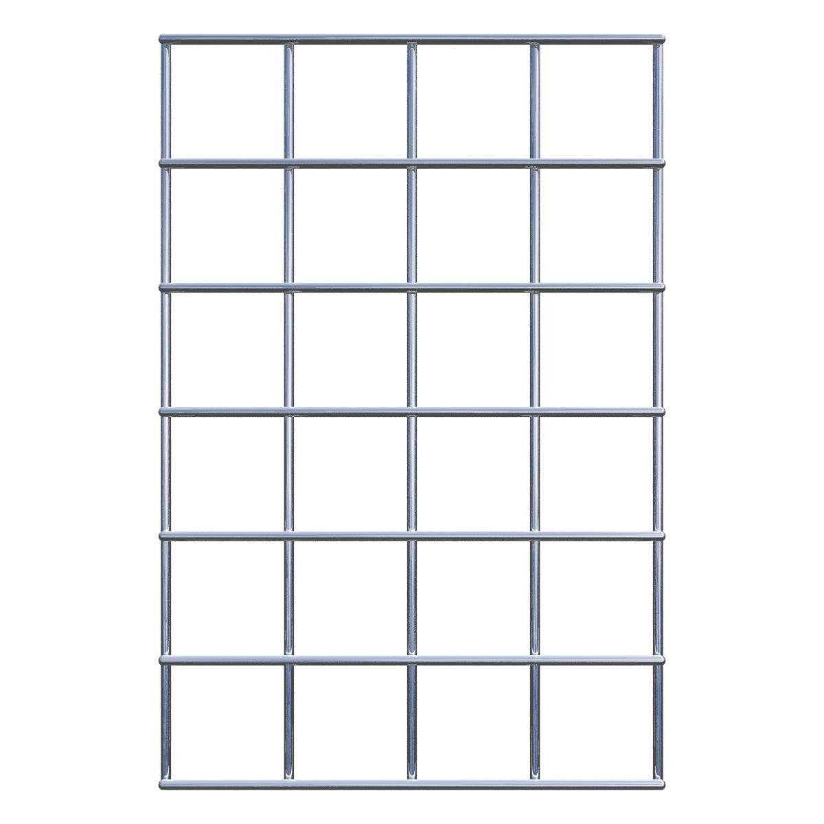 Rejilla decorativa/enrejado (incluido material de montaje) tamaño de malla 5 x 5 cm