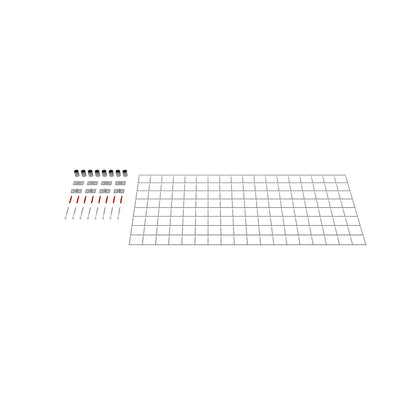 Rejilla decorativa/enrejado (incluido material de montaje) tamaño de malla 5 x 5 cm