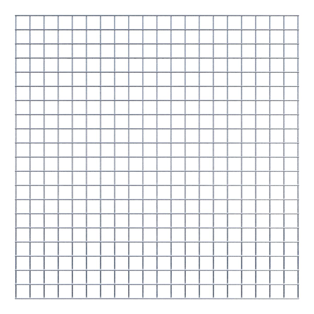 Rejilla decorativa/enrejado (incluido material de montaje) tamaño de malla 5 x 5 cm