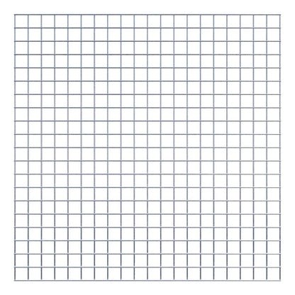 Rejilla decorativa/enrejado (incluido material de montaje) tamaño de malla 5 x 5 cm