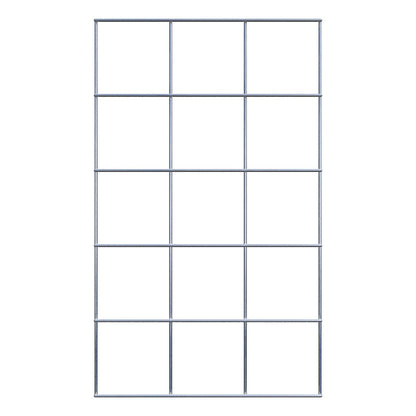 Rejilla decorativa/enrejado (incluido material de montaje) tamaño de malla 10 x 10 cm