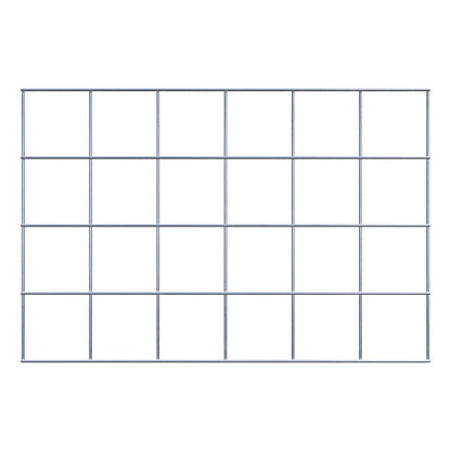 Rejilla decorativa/enrejado (incluido material de montaje) tamaño de malla 10 x 10 cm