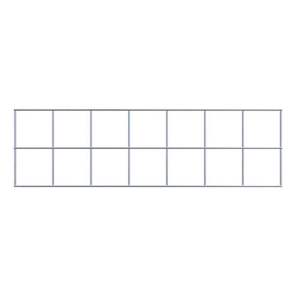 Rejilla decorativa/enrejado (incluido material de montaje) tamaño de malla 10 x 10 cm