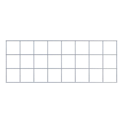 Rejilla decorativa/enrejado (incluido material de montaje) tamaño de malla 10 x 10 cm