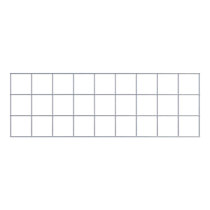 Rejilla decorativa/enrejado (incluido material de montaje) tamaño de malla 10 x 10 cm