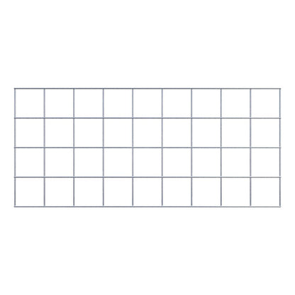 Rejilla decorativa/enrejado (incluido material de montaje) tamaño de malla 10 x 10 cm