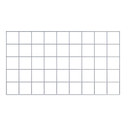 Rejilla decorativa/enrejado (incluido material de montaje) tamaño de malla 10 x 10 cm