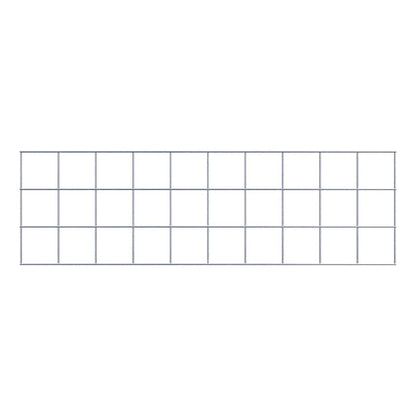 Rejilla decorativa/enrejado (incluido material de montaje) tamaño de malla 10 x 10 cm