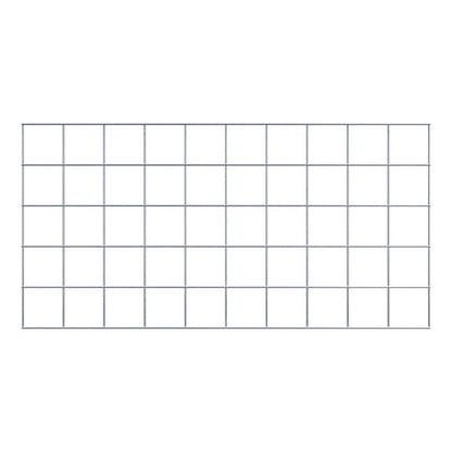 Rejilla decorativa/enrejado (incluido material de montaje) tamaño de malla 10 x 10 cm