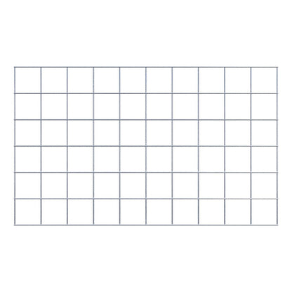 Rejilla decorativa/enrejado (incluido material de montaje) tamaño de malla 10 x 10 cm