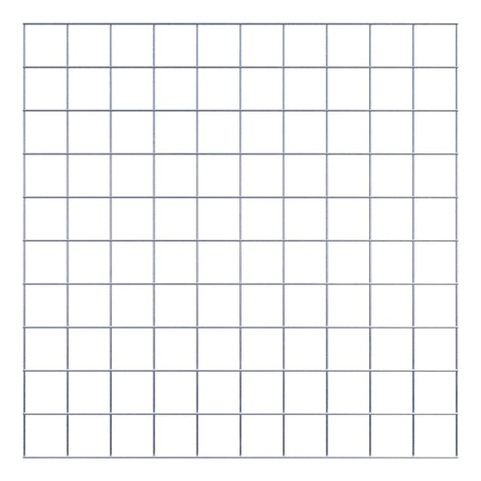 Rejilla decorativa/enrejado (incluido material de montaje) tamaño de malla 10 x 10 cm