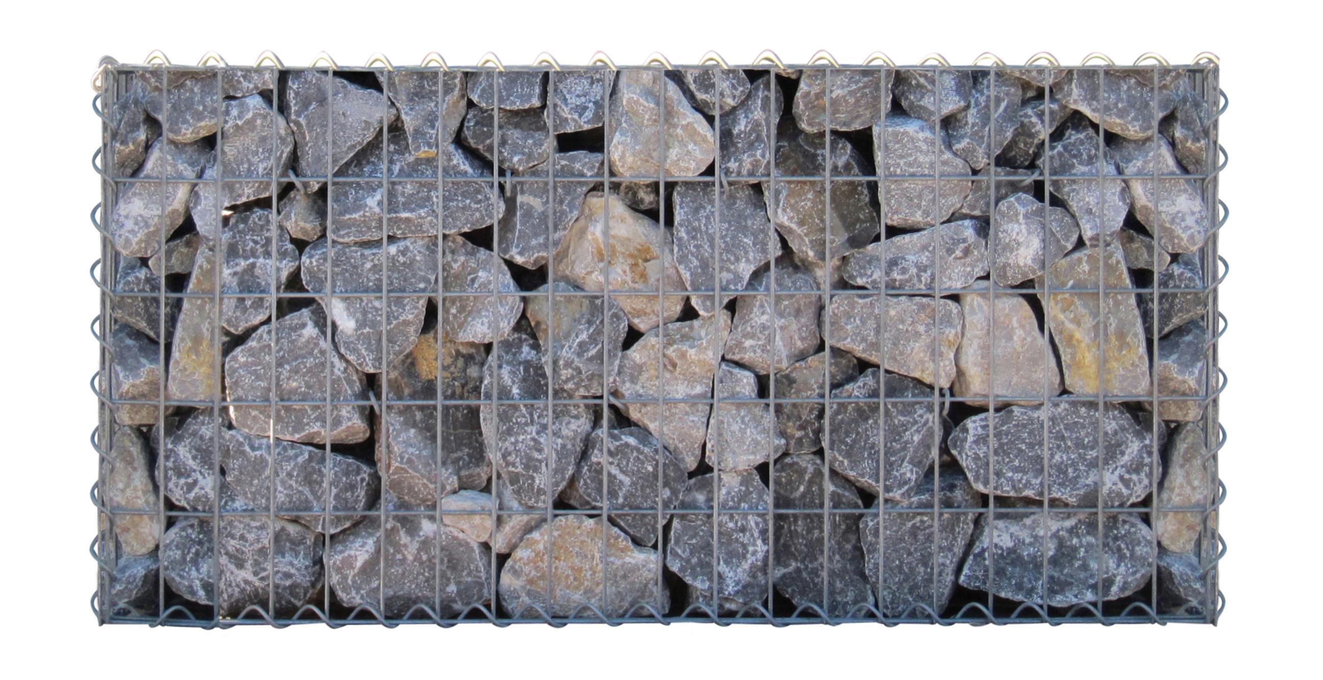 Gabion 100 cm x 20 cm x 50 cm (L x H x D), mesh size 5 cm x 10 cm, spiral