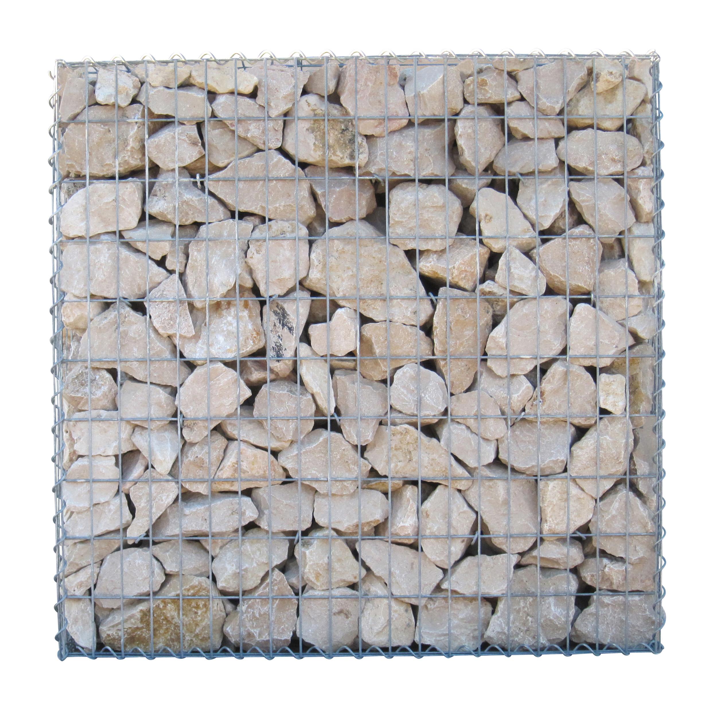 Gabione 100 cm x 100 cm x 30 cm (L x H x T), Maschenweite 5 cm x 10 cm, C-Ring