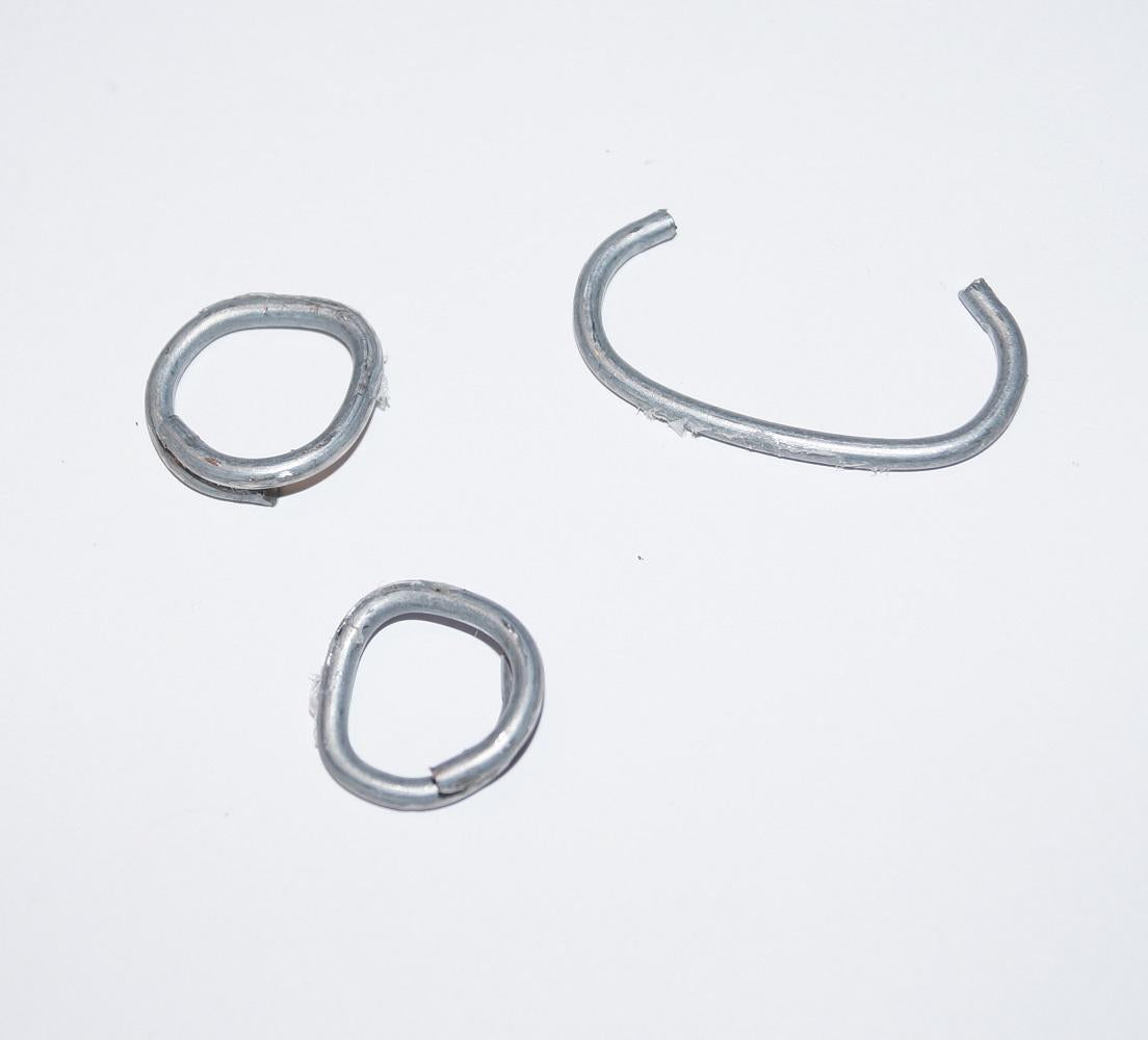 Gavión 200 cm x 100 cm x 20 cm (L x A x P), luz de malla 5 cm x 10 cm, anillo en C