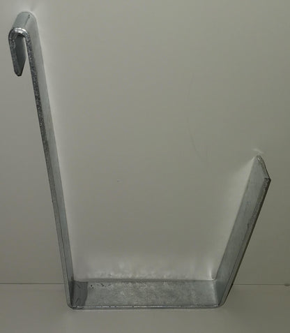 Verzinkte bloembakhouder in een set van 3 inclusief bloempot, voor schanskorven MW 5 x 20