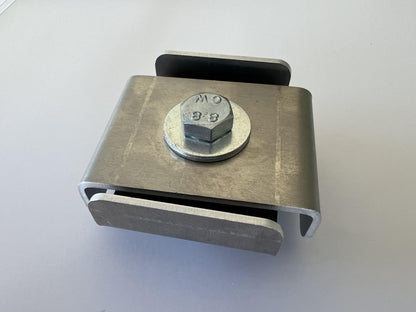 Klämma för 5 x 5 cm, aluminium