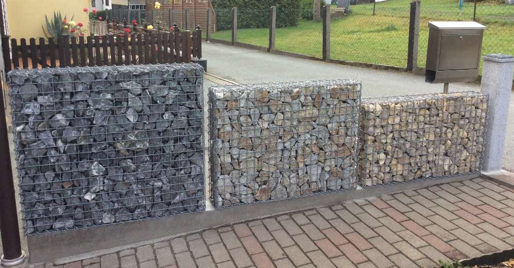 Gabion made to measure - mesh size 5x5cm