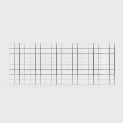 Rejilla decorativa/enrejado (incluido material de montaje) tamaño de malla 5 x 5 cm