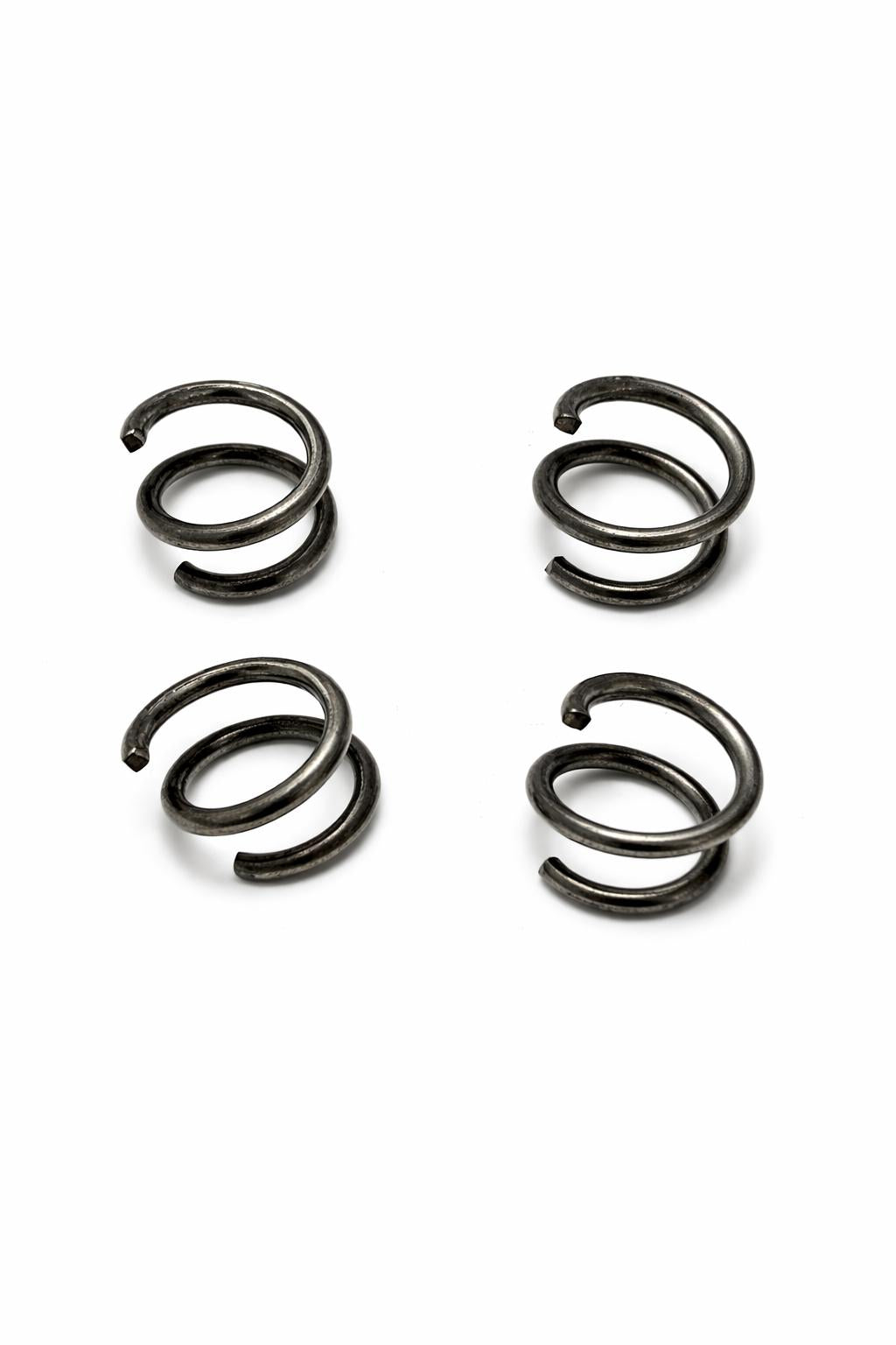 Set di 20 anelli a spirale zincati - collegamento stabile per gabbioni e reti metalliche