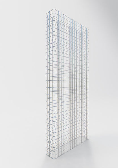 Valla de gaviones longitud 87 cm, altura 200 cm, profundidad 17 cm, malla 5 x 5 cm